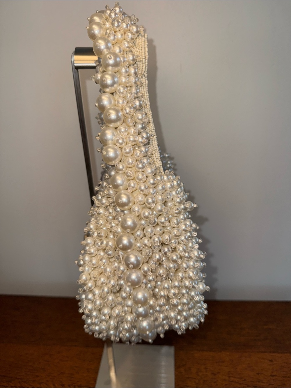 NWT Kurt Geiger London Beaded Kensington Hobo Bag - Picture 5 of 11